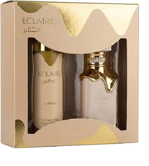 Gift Set Eclaire by Lattafa 2pc 3.4oz. Women