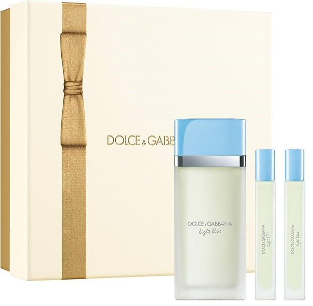 Gift Set Dolce & Gabanna Light Blue 3pc 3.4oz. EDT Women