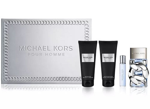 Gift Set Michael Kors 4pc 3.4 oz. EDP +10ml+ S/G +A/S Men
