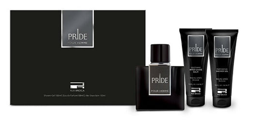 Gift Set Pride by Afnan 3pc 3.4oz. + A/S +S/G Men