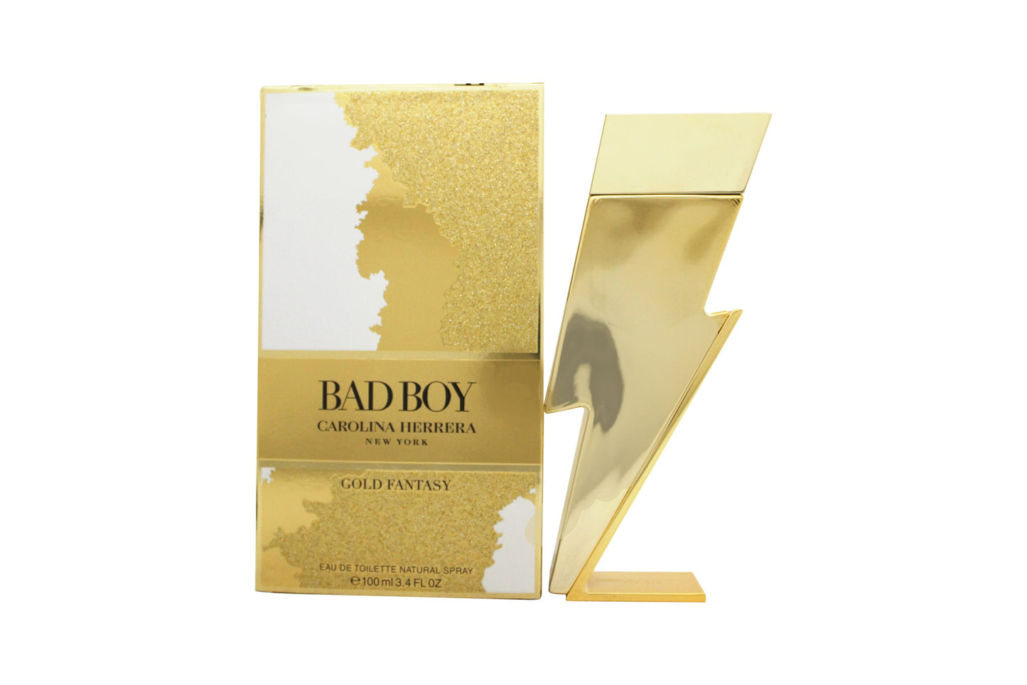 Bad Boy Gold Fantasy By Carolina Herrera 3.4 oz EDT Men