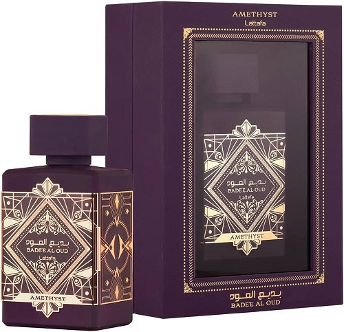 Bandee al Oud Amethyst 3.4 oz. Eau de Parfum Unisex by Lattafa