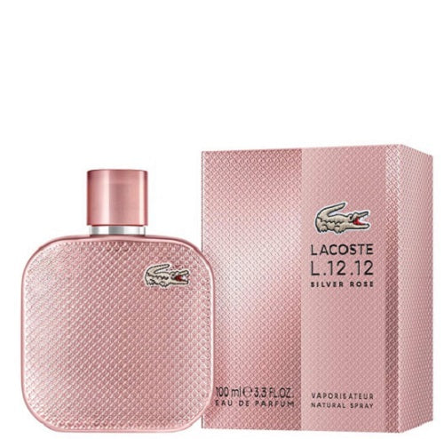Lacoste L.12.12 Silver Rose 3.3 oz. Eau de Parfum Women