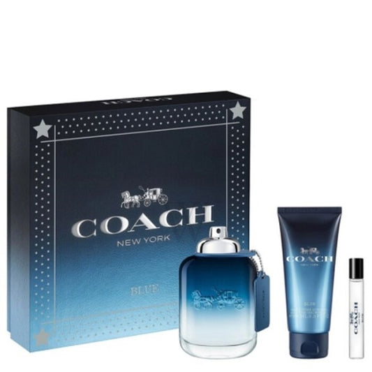 Gift Set Coach Blue 3pc 3.4 oz. Eau de Toilette + Mini Men