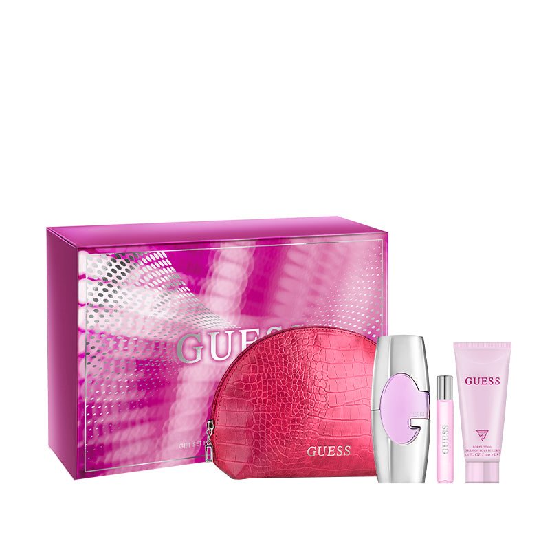 Gift Set Guess 4pc 2.5 edt + Bag for Women