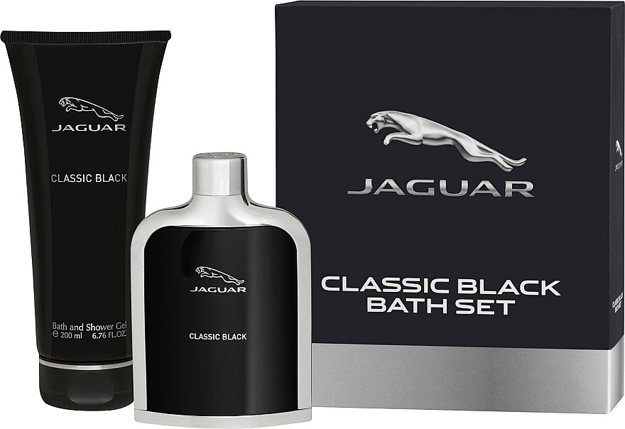 Gift Set Jaguar Black 2pc 3.4 oz. Eau de Toilette Men