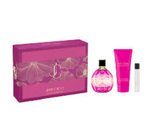 Gift Set Jimmy Choo Passion Rose 3pc 3.4 oz. EDP Women