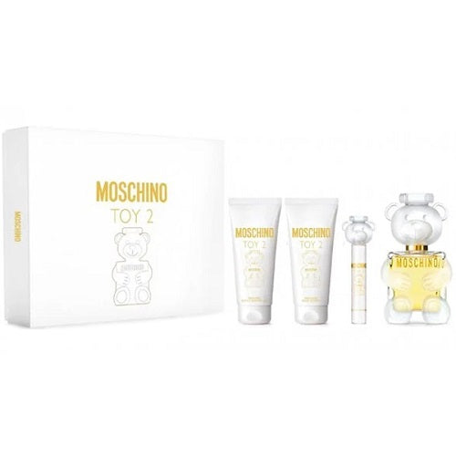 Gift Set Moschino Toy 2 4pc 3.4 oz. EDP + S/G + B/L + Mini Women