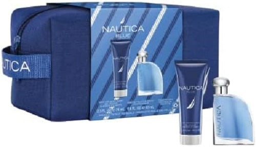 Gift Set Nautica Blue 3pc 1.6 oz. Eau de Toilette Men