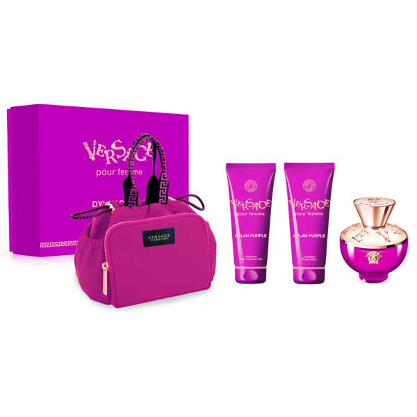 Gift Set Versace Dylan 4pc (W) 3.4 oz. Eau de Parfum Women