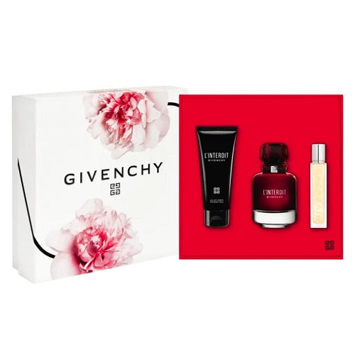 Gift Set L'Interdit Rouge 3pc 2.7 oz. EDP + Mini + B/L Women