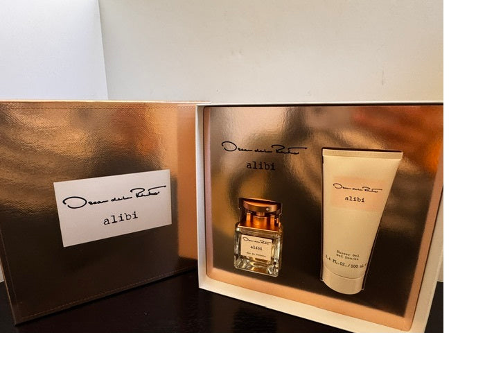 Gift Set Alibi By Oscar de la renta 2pc 1.7oz. EDT + Shower Gel