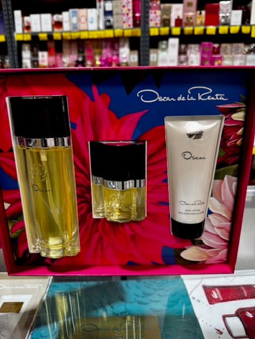 Gift Set Oscar de la Renta 3pc 3.4 oz. EDT + 1.0 oz. + B/L Women