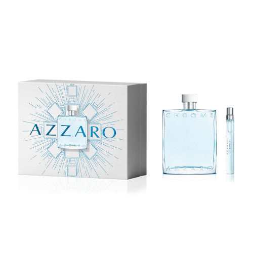 Gift Set Chrome by Azzaro 2pc 6.7 oz. EDT + Men