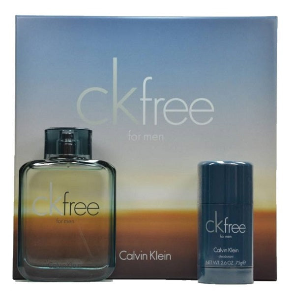 Gift Set CK Free By Calvin Klein 2pc 3.4 oz. edt + Men