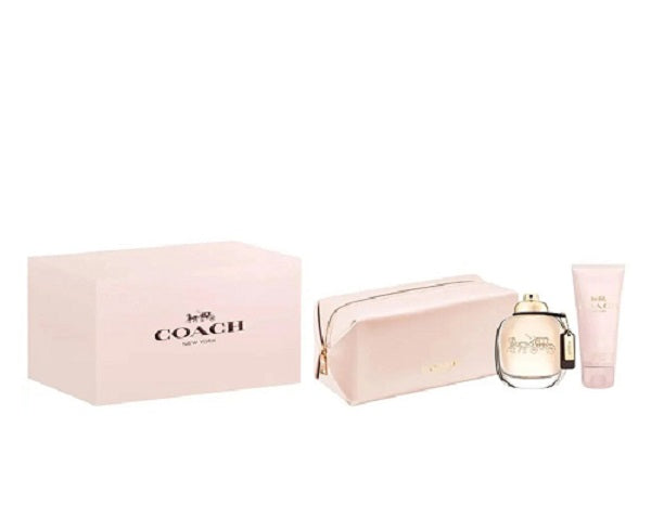 Gift Set Coach NYC With Pouch 3pc 3.0 oz. EDP Women