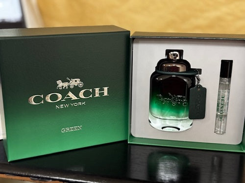 Gift Set Coach Green 2pc 2.0 oz. + 0.25 oz. Men