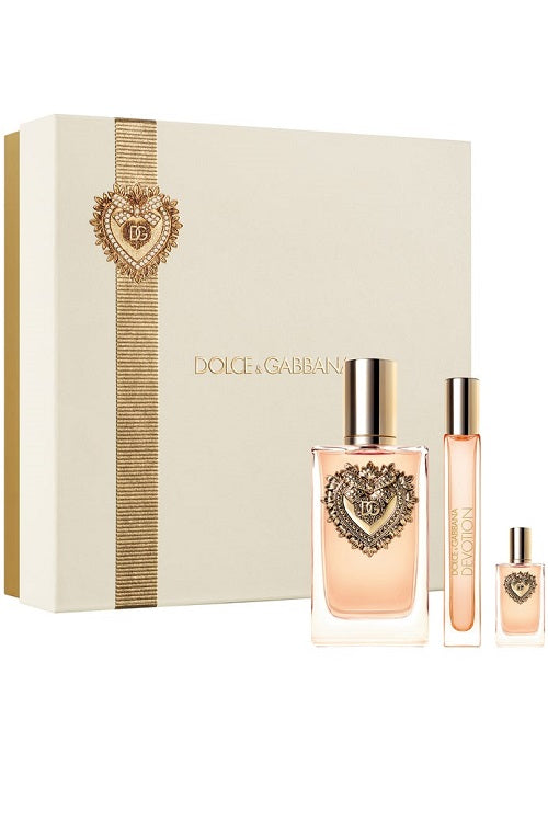 Gift Set Devotion by Dolce & Gabanna 3pc 3.4 oz. + 10ml + Mini Women