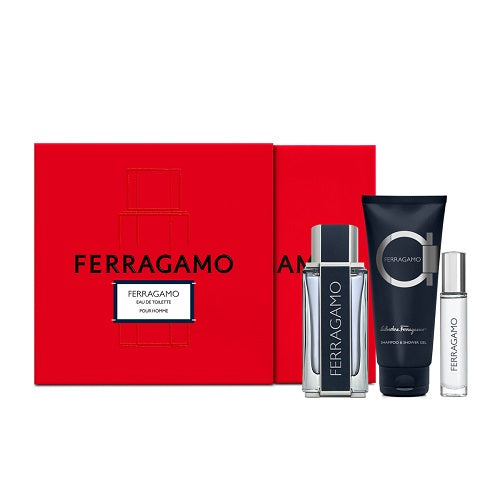 Gift Set Ferragamo New 3pc 3.4 oz. Men