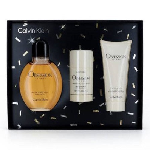 Gift Set Obsession 3pc 4.2oz.+ Deo + 3.3oz. B/W Men