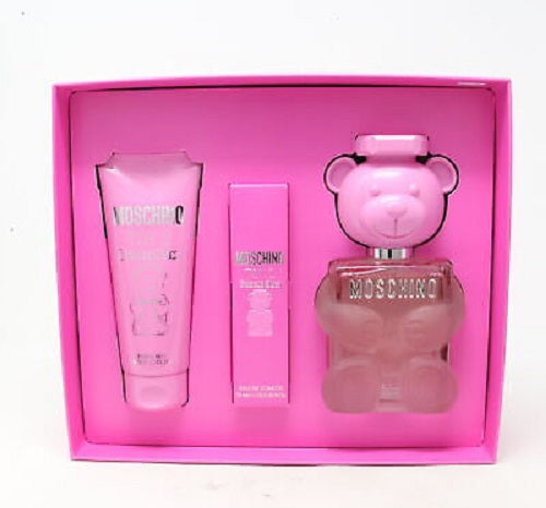 Gift Set Toy 2 Bubblegum By Moschino 3pc 3.4 oz. + Women