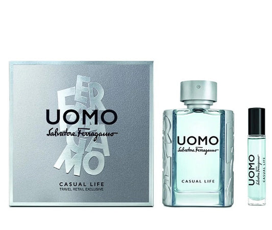 Gift Set Salvatore Ferragamo Uomo Casual Life 2pc 3.4 oz. Men