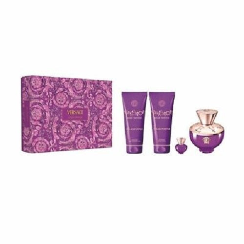 Gift Set Dylan Purple By Versace 4pc 3.4 oz. EDP Women