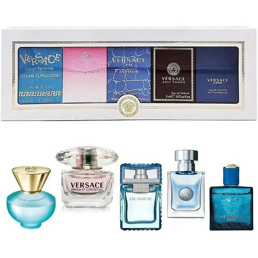 Gift Set Versace Minis 5pc Women and Men