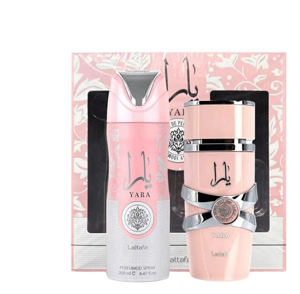 Gift Set Yara 2pc 3.4oz. EDP +Perfume Spray  Women